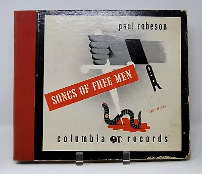 Vintage Set Paul Robeson Songs Of Free Men Columbia LP 78 M-534 Lawrence Brown • $48.65