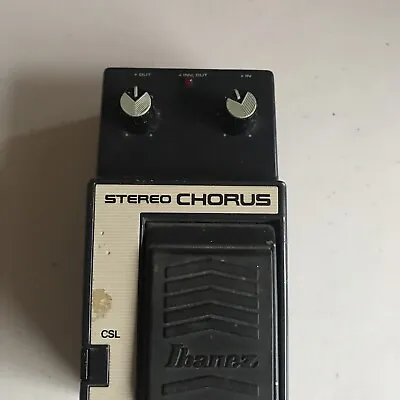 Vintage Ibanez Stereo Chorus Guitar Pedal Csl Electric 1980s Effects Untested • $99.88