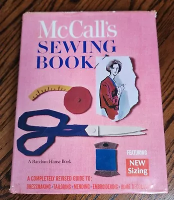 McCall's Sewing Book ~ McCall's Editors 1968 Hardcover Revised 9th Edition  • $12