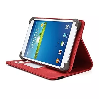 Visual Land Prestige Elite 7QS Tablet Case UniGrip PRO Series - RED - By... • $14.95
