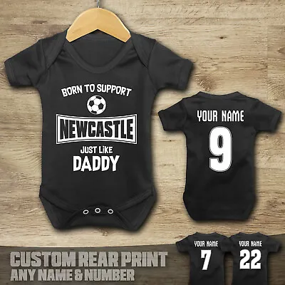 £9.99 • Buy Newcastle - Born To Support - Baby Vest Suit Grow