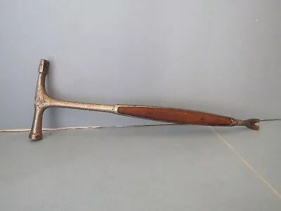 Perfect Handle Tack HAMMER Steel Wood Nail Puller End Vintage Antique • $49.99