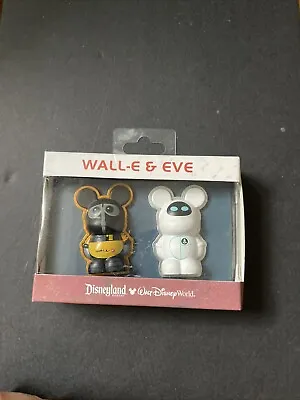 Disney Parks Pin Trading 2011 Wall-E & Eve Vinylmation 3D Pin Set NIB  • $34.95