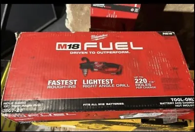 Milwaukee 2807-20 M18 Fuel Hole Hawg Cordless Right Angle Drill • $215