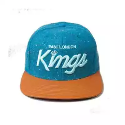 NEW King Apparel British Streetwear Brand - Panel Snapback Cap Hat - LONDON ELK • £14.95