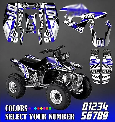 Yamaha Warrior 350 Decals Graphics Stickers Full Kit Atv • $130