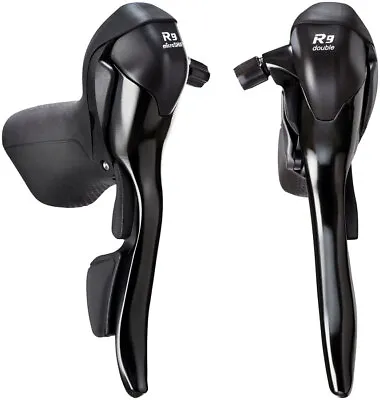 MicroSHIFT R9 Drop Bar Brake/Shift Lever Set 2x9-Speed Shimano Compatible Black • $138.99