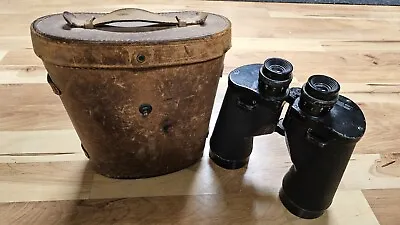 VINTAGE WW2 Military M15A1 Binoculars With M24 Carrying Case | Westinghouse 7x50 • $125