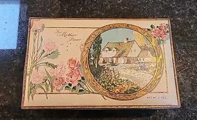 Vintage Vassar Chocolates Tin Hinged.  For Dear Mother  • $9.99