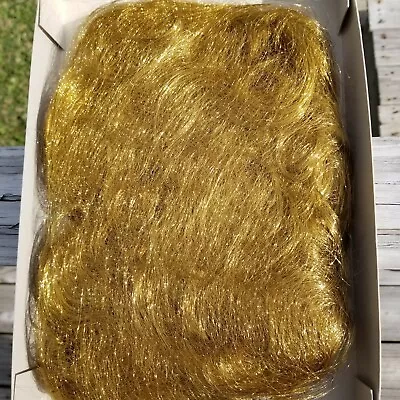 Vintage Gold Metallic Spun Angel Hair 9 Oz FREE Shipping! • $39.95