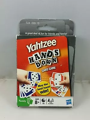 (E) Yahtzee Hands Down Card Game Hasbro 2009 New Old Stock • $12.99