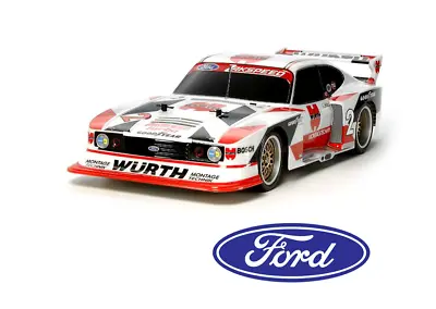 1:10 RC Clear Lexan Body Shell Ford Capri Zakspeed With Decals Suit Race Etc • £44.53