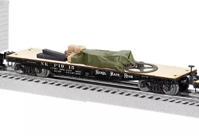 Lionel 2126491 Nickel Plate Road Flat Car W/Wood Deck Die Cast #2646 O-Scale NEW • $109