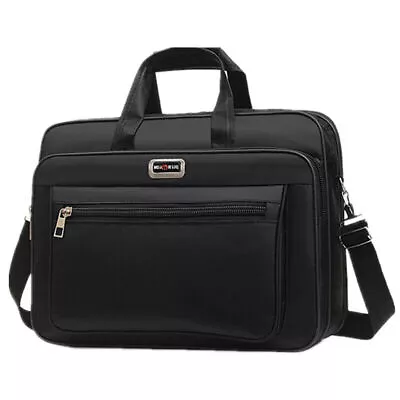 15.6/17 Inch Laptop Bag Waterproof Notebook Shoulder Bag Business Briefcase • £9.98