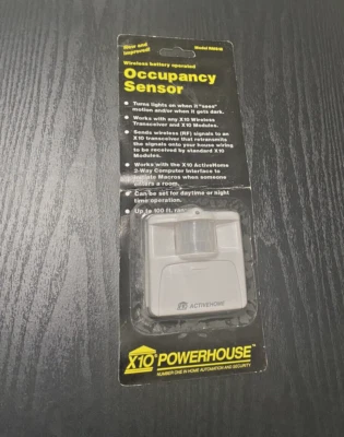 $7.77 • Buy X10 Powerhouse Wireless Motion Occupancy Sensor Turns Lights On When Sees Motion