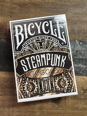 BICYCLE STEAM PUNK GOGGLES DECK USPCC Sealed 2014 Rare!  6️⃣ • $29.99