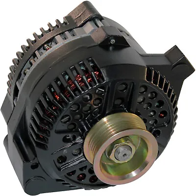 New High Output 250a Black Altermator For Ford Mustang 1965-96 1-wire • $198.54