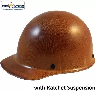 MSA Skullgard Cap Style With Ratchet Suspension - Natural Tan • $123