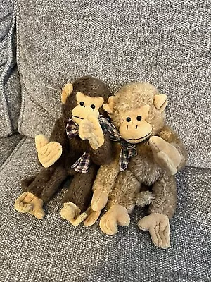 Vintage Boyds Monkeys TWO  1985-98 Moveable Joints 9 Inches • $19.99