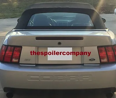  NEW PAINTED COBRA Rear Spoiler-1999-2004 Mustang W/Opening For Light & Key Hole • $249.88