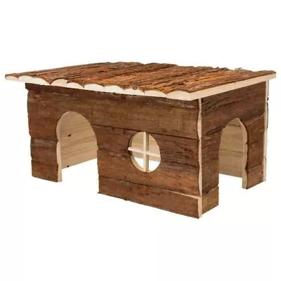 Trixie Natural Living Jerrik Wooden Large House For Rabbit Hutches - 50x25x33 Cm • £33.64