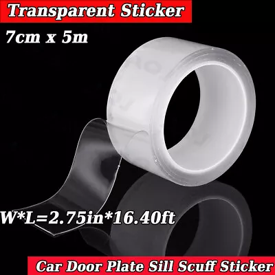 2023 Clear For Honda Car Door Sill Step Plate Scuff Cover Anti Scratch Protector • $11.50