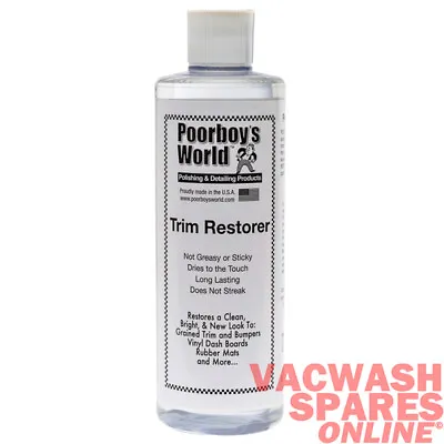 Poorboys Trim Restorer Set - Revives - New Look -vinyl-rubber-plastic Dressing • $19.23