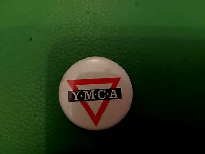 Vintage Ymca Round Tin Badge 3cm Fancy Dress Collectable • £2.99
