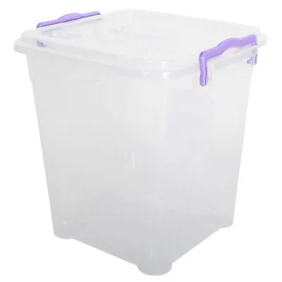 11 Litre Food Storage Container. Pantry Box With Lid. Clear Meal Carrier. • £9.95