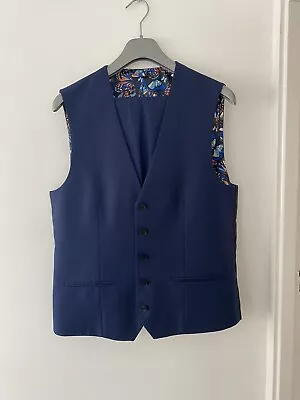 NEXT Men's Tailoring Slim Fit Waistcoat And Trousers RRP; £75 • £25