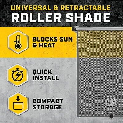 Retractable Car Auto Side Window Baby Sun Shades Shield Cover Roll Curtain Visor • $24.90