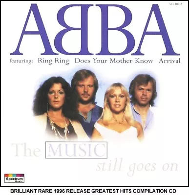 £3.25 • Buy ABBA - A Very Best Greatest Hits Collection - RARE 1996 70's 80's Pop CD