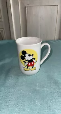 Vintage Walt Disney Mickey Mouse 4  Coffee Mug Tea Cup 8 Fl Oz Made In Japan • $13.98