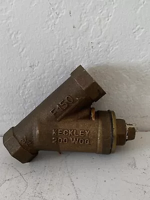 3/4  BRASS Y STRAINER Extra Heavy With BRASS PLUG -200 WOG New!!!! • $20