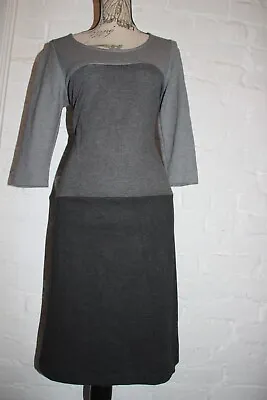 $12.47 • Buy M&S Portfolio Grey Mix Ladies Casual Work Party Midi Dress Tunic Size UK 12
