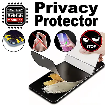 Huawei Privacy Screen Protector Anti-Peep Anti-Spy Hydrogel Film Cover • £9.99