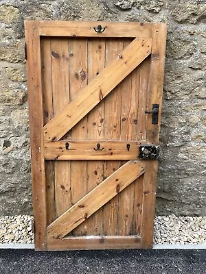 Antique Door Farmhouse Reclaimed Ledge & Brace • £50