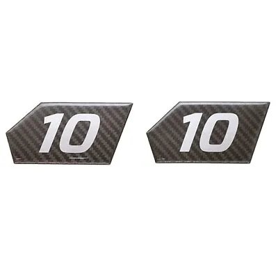 MasterCraft Boat Emblem Decal Sticker 7502015 | X10 Black Gray (Set Of 2) • $25.10