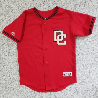 $19.99 • Buy Majestic MLB Washington DC Nationals Jersey Youth M Red Sewn Baseball