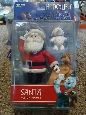 Rudolph And The Island Of Misfit Toys Santa Action Figure W/Spotted Elephant NIB • $29.95