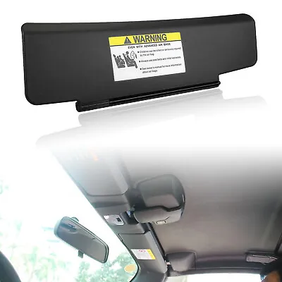 Front Passenger Right Sun Visor Sunshade For 2006 2007-15 Mazda MX-5 Miata Black • $47.48