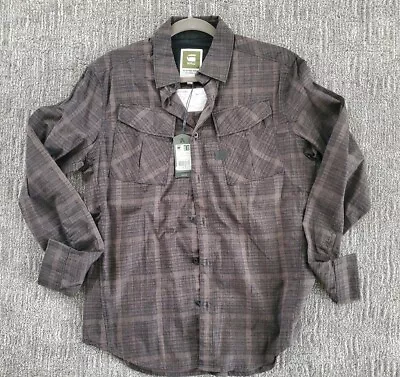 Mens Gstar Raw Long Sleeve Shirt Large • $24.50