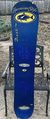 K2 Dart Snowboard 138 Cm Snow Board No Bindings Blue Yellow • $79.97