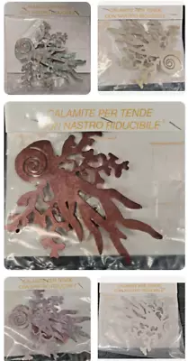 Fermatenda A Magnete A Forma Di Fiore | 2 Pezzi | Arancione | Decorativo E Funzionale - Foto 5