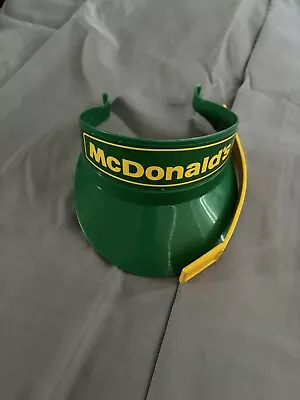 VTG 1988 McDonalds Drive Thru Playset Green Visor Hat Microphone Toy Employee • $29.99