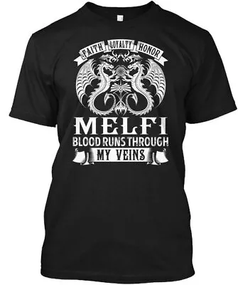 Melfi Veins Name S T-Shirt Made In The USA Size S To 5XL • $22.52