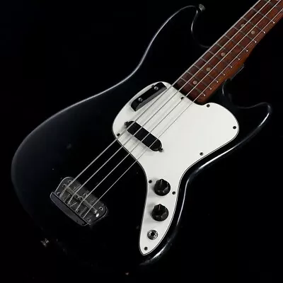 Fender 1975 Musicmaster Bass Black Electric Bass Guitar • $2094