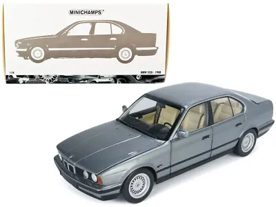 $229.89 • Buy 1/18 1988 Bmw 535I (E34) Gray Metallic Diecast Model Car Minichamps 100024008