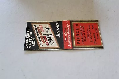 Harry Mitchell's Quality Lager Beer Matchbook Cover  • $5.99