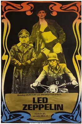 $18.95 • Buy Led Zeppelin 13  X 19  Reproduction Concert Poster Archival Quality